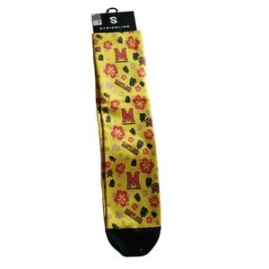 (1) PAIR MARYLAND TERRAPINS STRIDELINE socks size M/L
